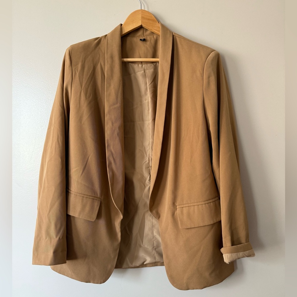 Tan Blazer Jacket